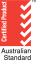AS Certified Product Australian Standards Certified Product